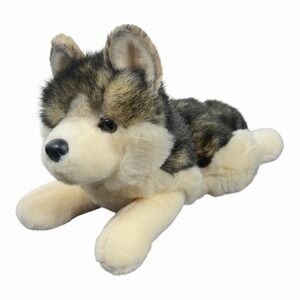 Douglas Toys Phoenix Wolf Plush Stuffed Animal Toy, 14"